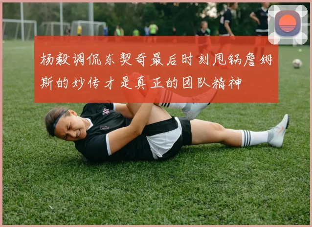 杨毅调侃东契奇最后时刻甩锅詹姆斯的妙传才是真正的团队精神